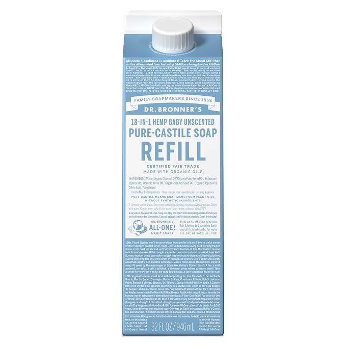 Dr. Bronner's Pure-Castile Liquid Soap Refill by DrBronners