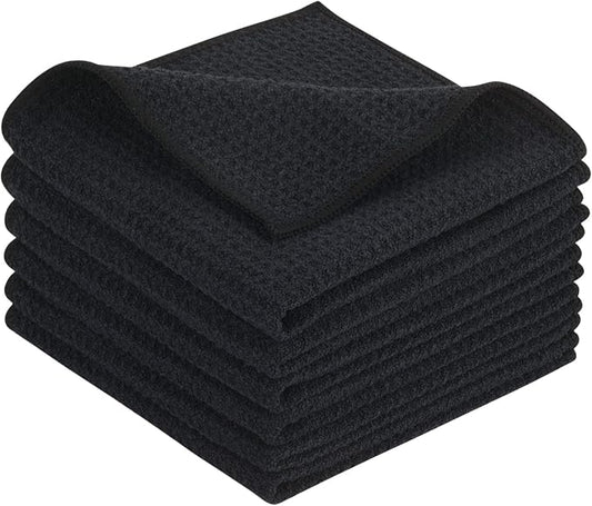 KinHwa Microfiber 6 Pack Dish Cloths Thick Waffle Weave Kitchen Dish Drying by KinHwa