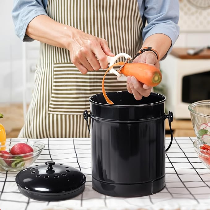 Plexon Countertop Compost Bin Kitchen Indoor - Image 6