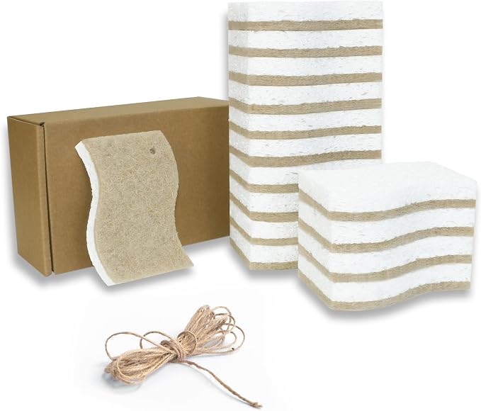 Eco Friendly Cellulose Compostable Biodegradable Kitchen Clean Sponges by Unknown