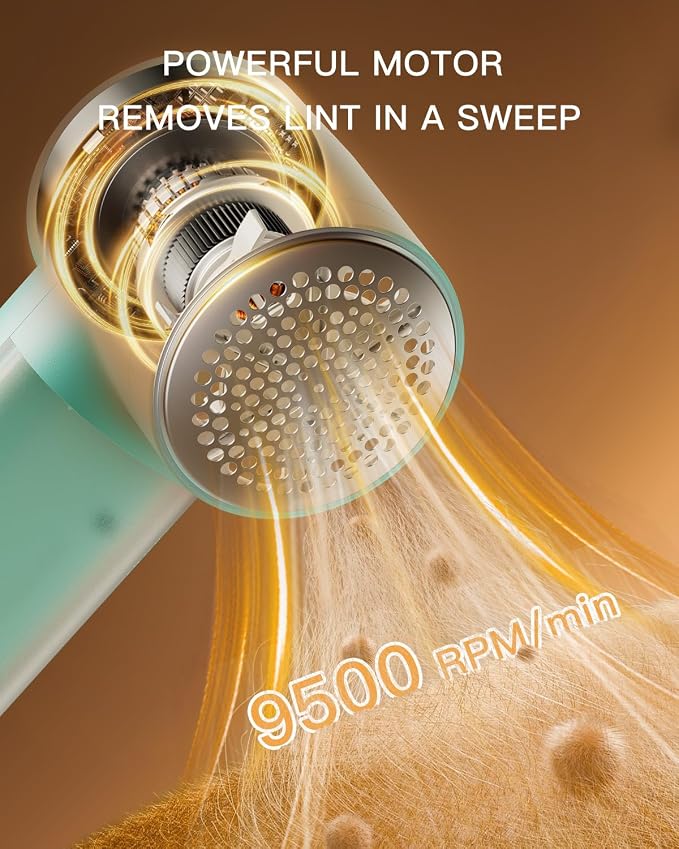 Electric Lint Remover and Fabric Shaver, Rechargeable Clothes Shaver - Image 4