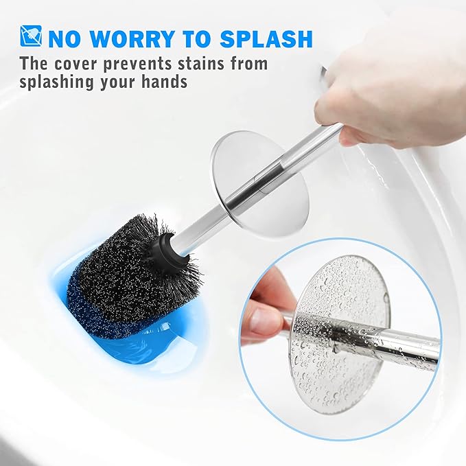 Toilet Brush and Holder, 2 Pack Toilet Brush - Image 3