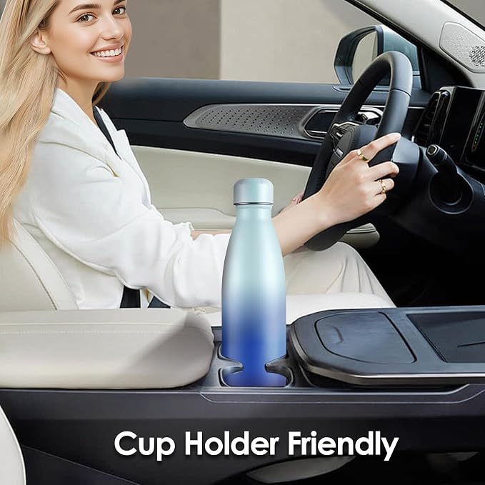 25oz Cola-Bottle Shaped Stainless Steel Leak-proof Water Bottle, Double Wall - Image 6