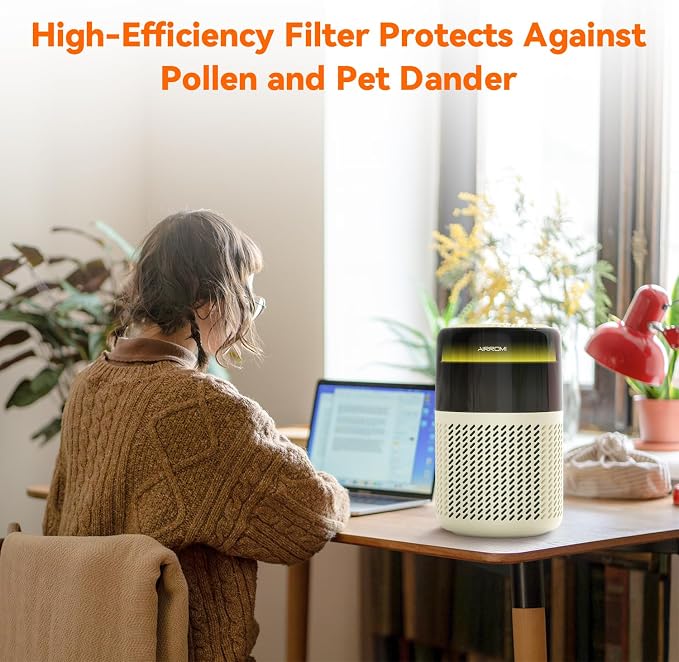AIRROMI Air Purifier for Bedroom Home, HEPA Filter, Covers Upto 549 Ft² - Image 7