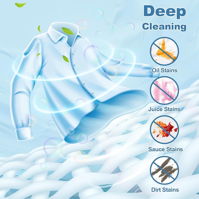 Laundry Detergent Sheet, Eco-Friendly & Hypoallergenic Wash Strips, Natural - Image 3