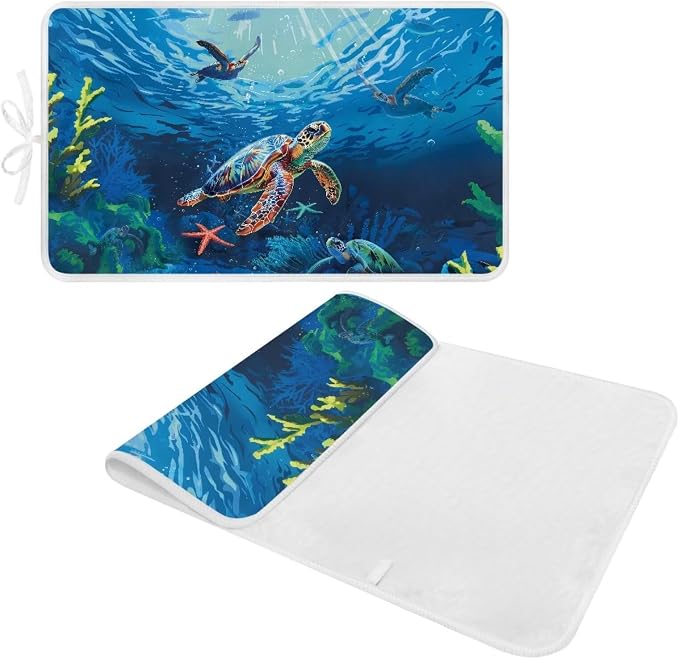 Ironing Mat Portable Iron Pad Magnetic Cover and Padding - Image 2