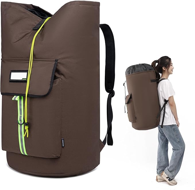 laundry bag backpack, extra-large heavy duty laundry bags, laundry backpack by SUOVOCK