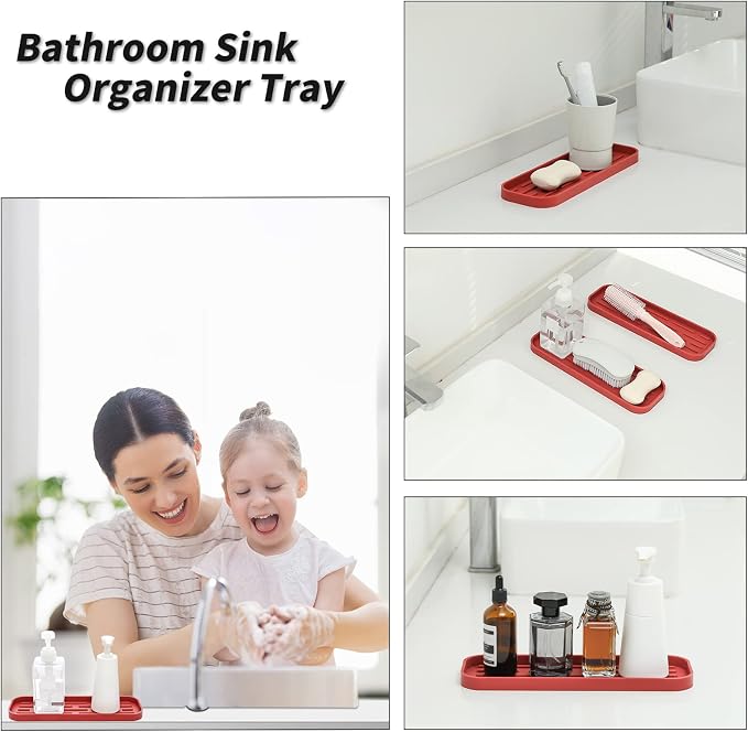 Silicone Kitchen Sink Organizer Tray - Image 4