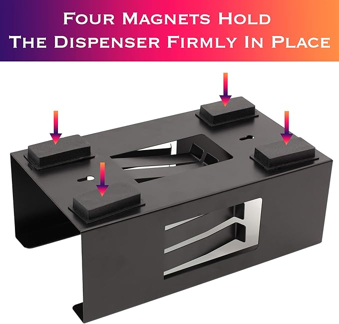 EHOMEA2Z Magnetic Glove Holder, Glove Box Holder, Glove Dispenser, Durable - Image 3