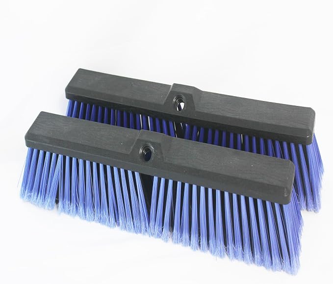 2PCS Push Broom Head Outdoor Large Stiff Bristle Broom Head by Unknown