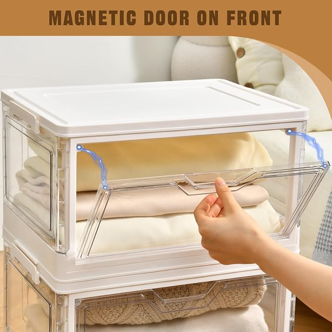 Collapsible Plastic Storage Bins - Image 2