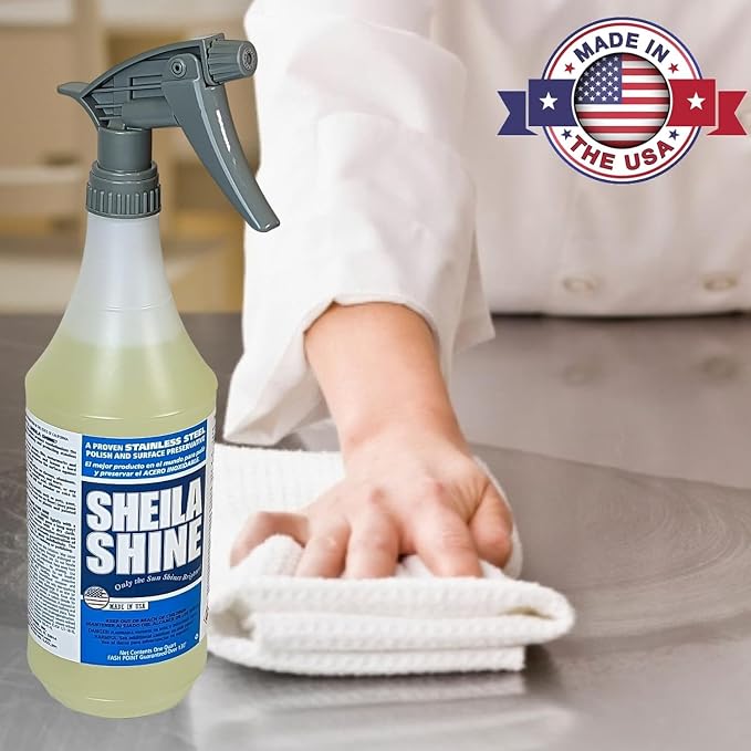 Sheila Shine 32 Oz. Stainless Steel Cleaner and Polish Trigger Spray, Protect - Image 3