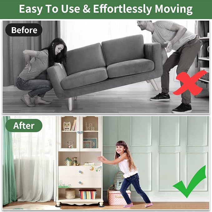 Ezprotekt 2.5" Felt Furniture Movers Sliders - Image 4