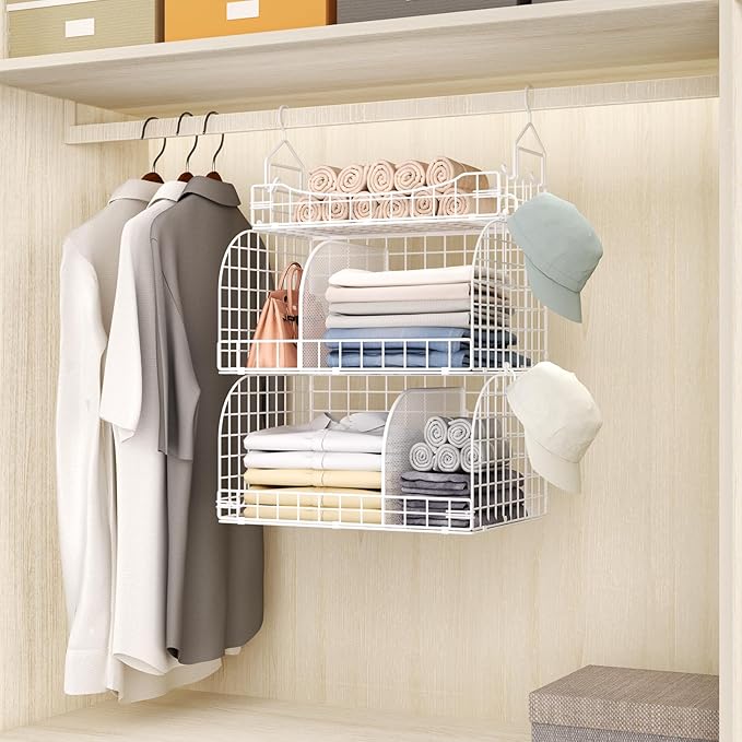HapiRm Hanging Closet Organizer Storage - Image 4