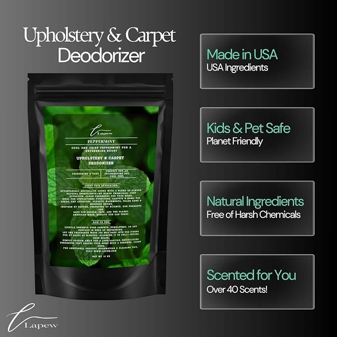 Peppermint Carpet Freshener Powder: Powerful Odor Eliminator - Image 6