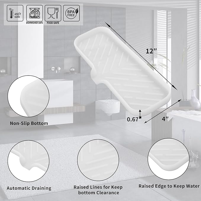 Silicone Bathroom Soap Dishes - Image 2
