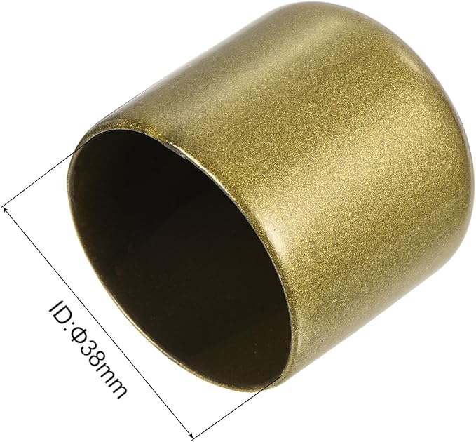 uxcell 20pcs Rubber End Caps 1 1/2" ID Vinyl Round Tube Bolt Cap Cover Thread - Image 3