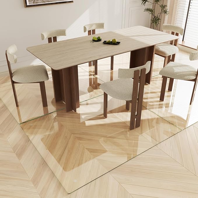 Koonmi Tempered Glass Chair Mat 60"x48" - Image 6