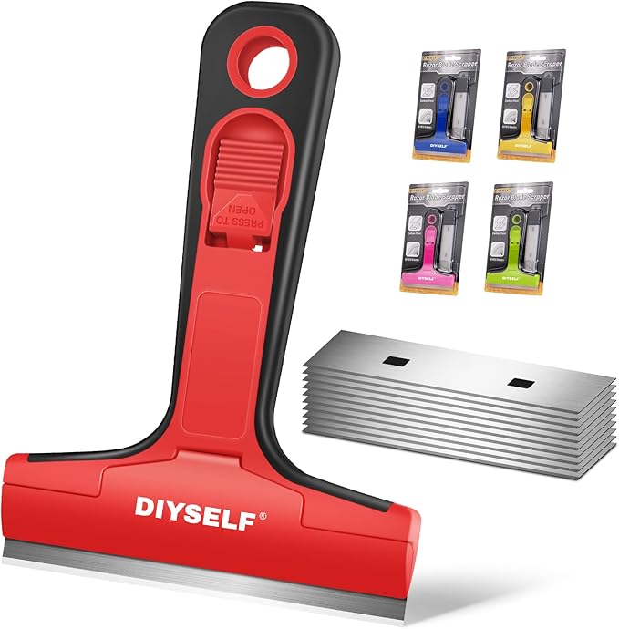 DIYSELF Razor Blade Scraper, 1 Pack Scraper Tool by DIYSELF