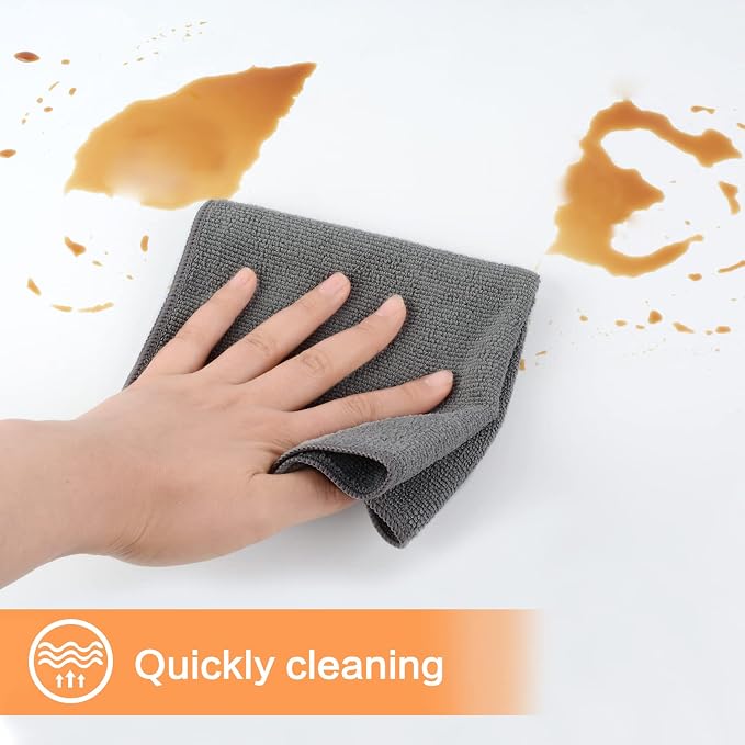 KinHwa Kitchen Washcloths for Dishes Absorbent Microfiber Dish Cloths Quick Dry - Image 5