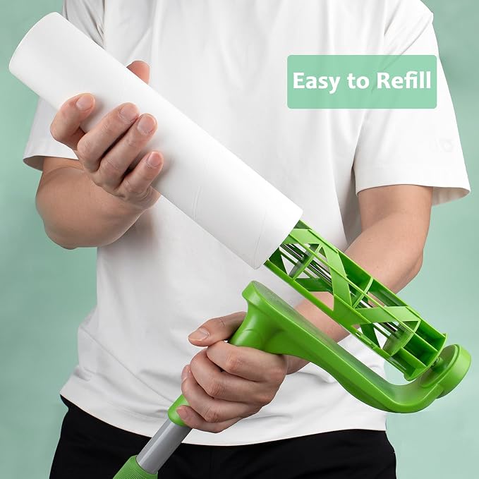 Large Lint Roller Refills 10 inch Wide Ultra Sticky Mega Roller Refills - Image 7