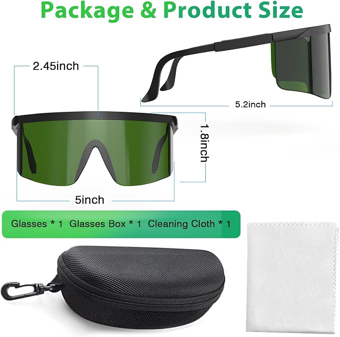 Laser Protection Glasses, IPL 200-2000nm Laser Eye Safety Goggles, - Image 4