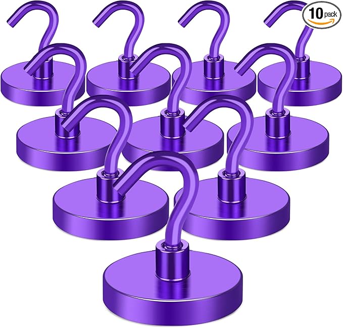 MIKEDE Magnetic Hooks, 150LB Heavy Duty Magnets by MIKEDE