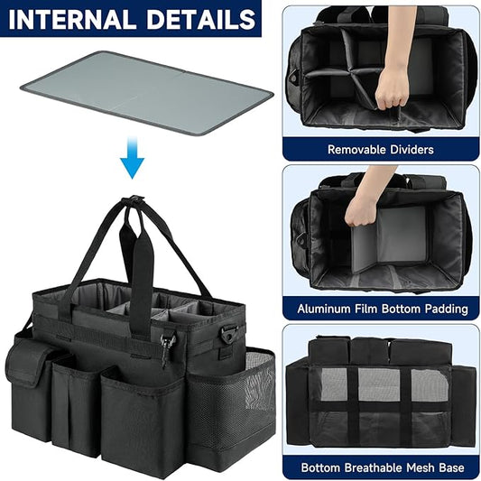Cleaning Caddy, Cleaning Bag for Housekeepers, Cleaning Supplies Organizer - Image 2