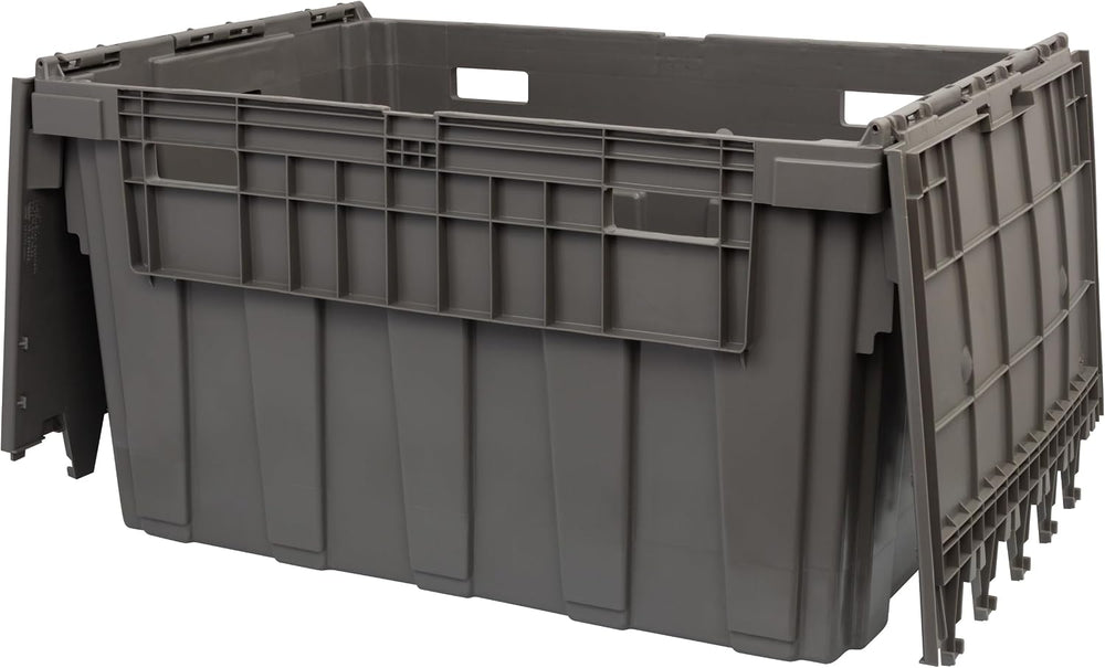 Buckhorn Industrial Lidded Plastic Storage Container, Nesting and Stackable P...