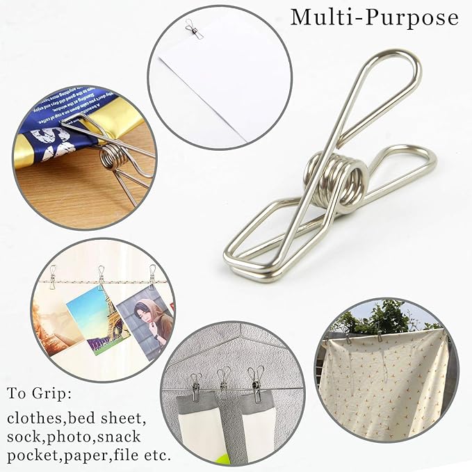 Wire Clothespins Laundry Chip Clips - Image 5