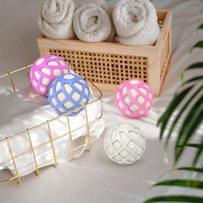 Dryer Balls – Patented Silicone Guard, Natural Wool Core, Super Anti-Tangle & - Image 6