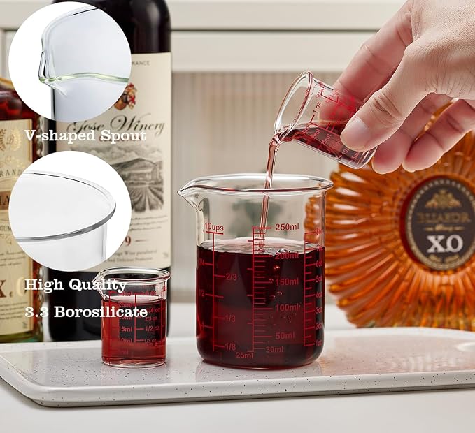 High Borosilicate Glass Measuring Cup - Image 3
