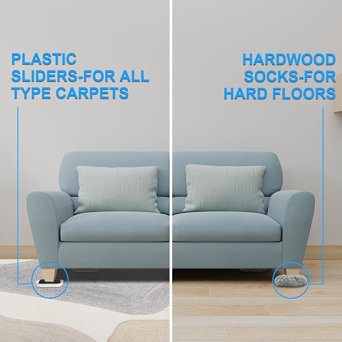 New Upgrade Furniture Sliders, Heavy Moving Pads - Image 3