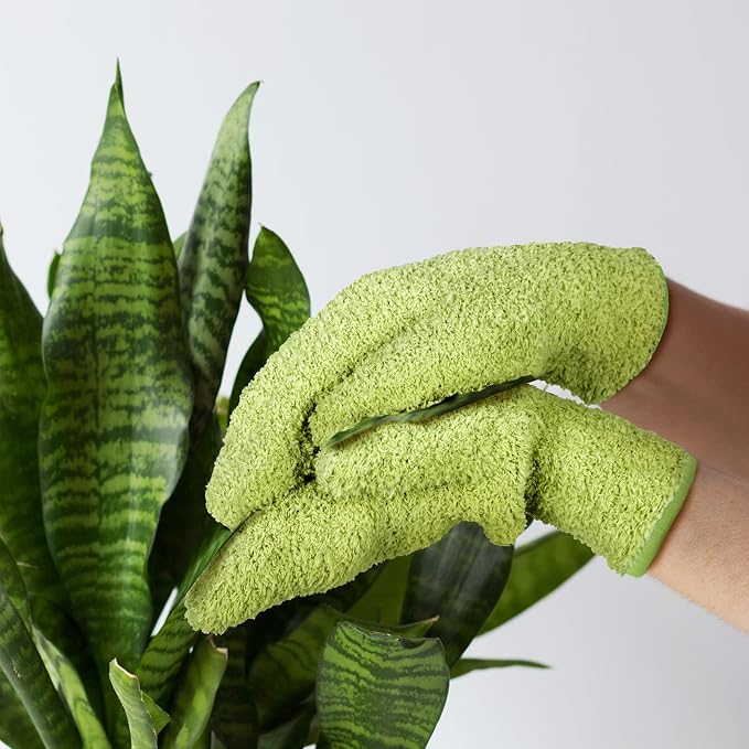 Bencailor 4 Pair Microfiber Dusting Mittens Reusable Women Cleaning Mittens - Image 7