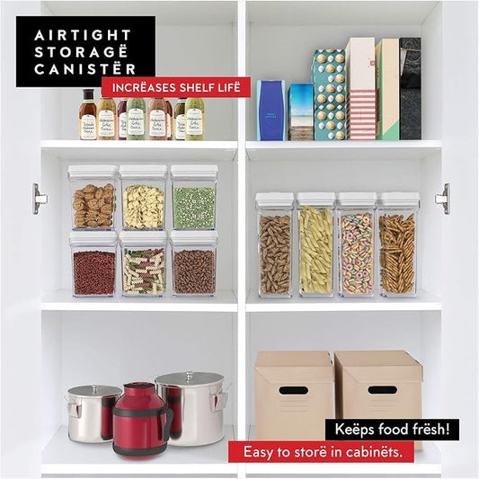 DWËLLZA KITCHEN Airtight Food Storage Containers – 4 Piece set Air Tight Pantry - Image 2