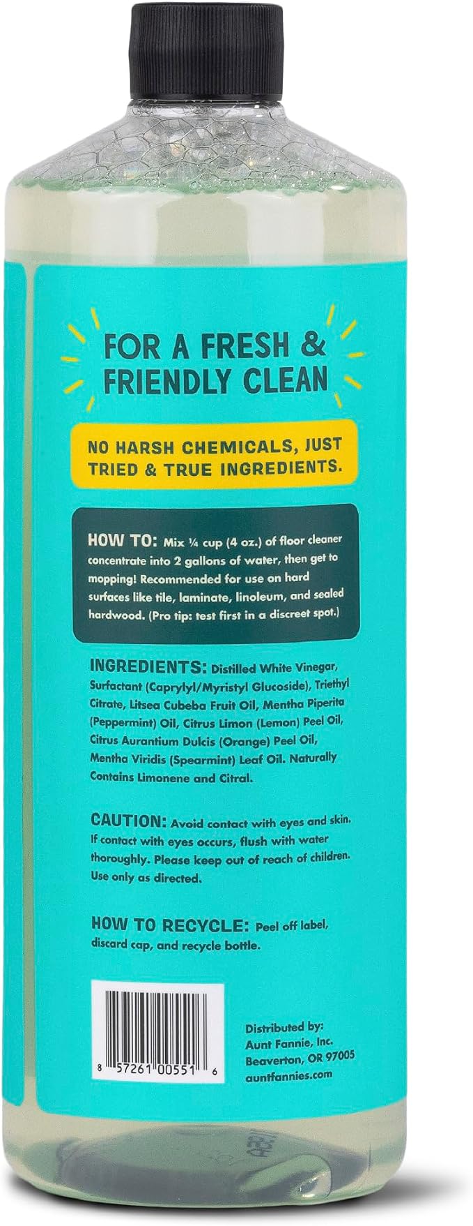 Aunt Fannie's Ultra Concentrated Floor Cleaner Vinegar Wash, Makes 16 Gallons - Image 7
