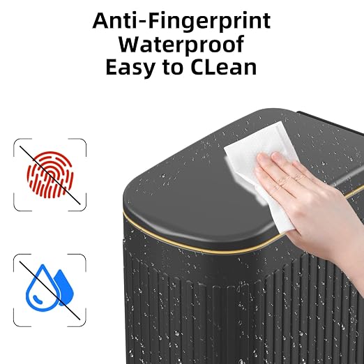 2.6 Gallon Slim Bathroom Trash Can - Image 6