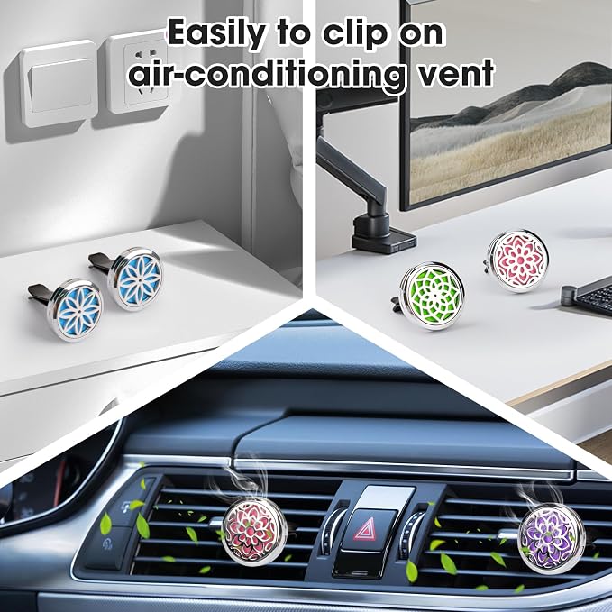 ttstar Car Diffuser Vent Clip - 30mm Aromatherapy Essential Oil Car Diffuser - Image 6