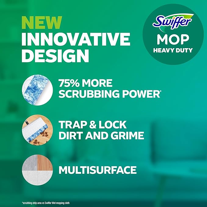 Swiffer Sweeper Pet Heavy Duty Multi-Surface Wet Cloth Refills - Image 2