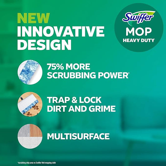 Swiffer Sweeper Pet Heavy Duty Multi-Surface Wet Cloth Refills - Image 2