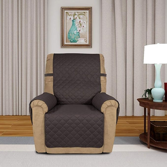 PureFit Reversible Quilted Sofa Cover, Water Resistant Slipcover Furniture - Image 2