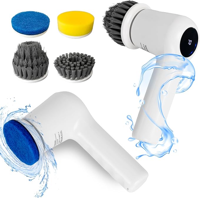 Electric Spin Scrubber, Cordless Cleaning Brush Scrubber by Unknown