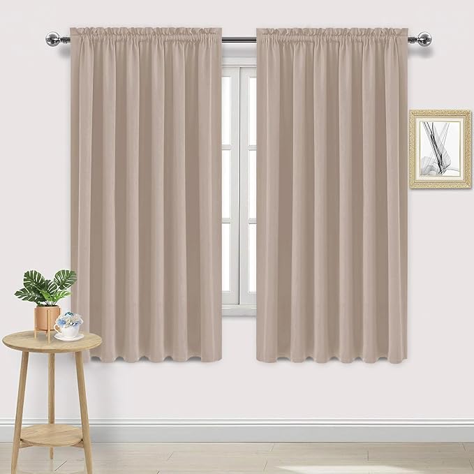 DWCN Blackout Curtains for Living Room Thermal Insulated, Energy Saving & Noise by DWCN