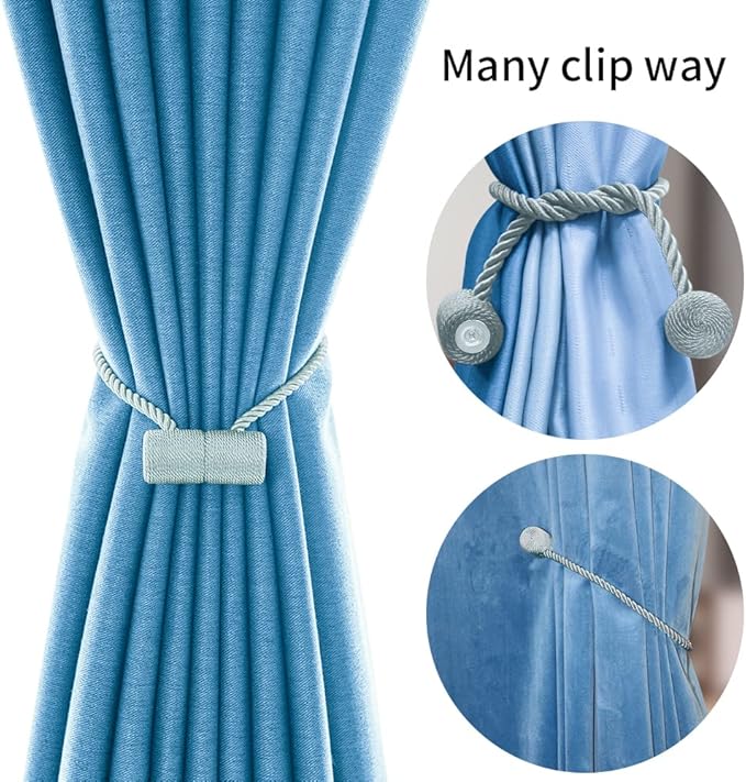 18 Inch Strong Magnetic Curtain Tiebacks, Curtain Holdbacks Modern Upgrade - Image 7