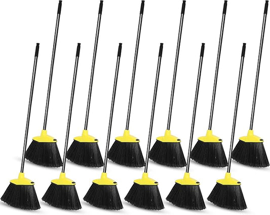 12 Pcs Heavy Duty 53 Inch Commercial Angle Brooms by Willbond+Technology+Limited