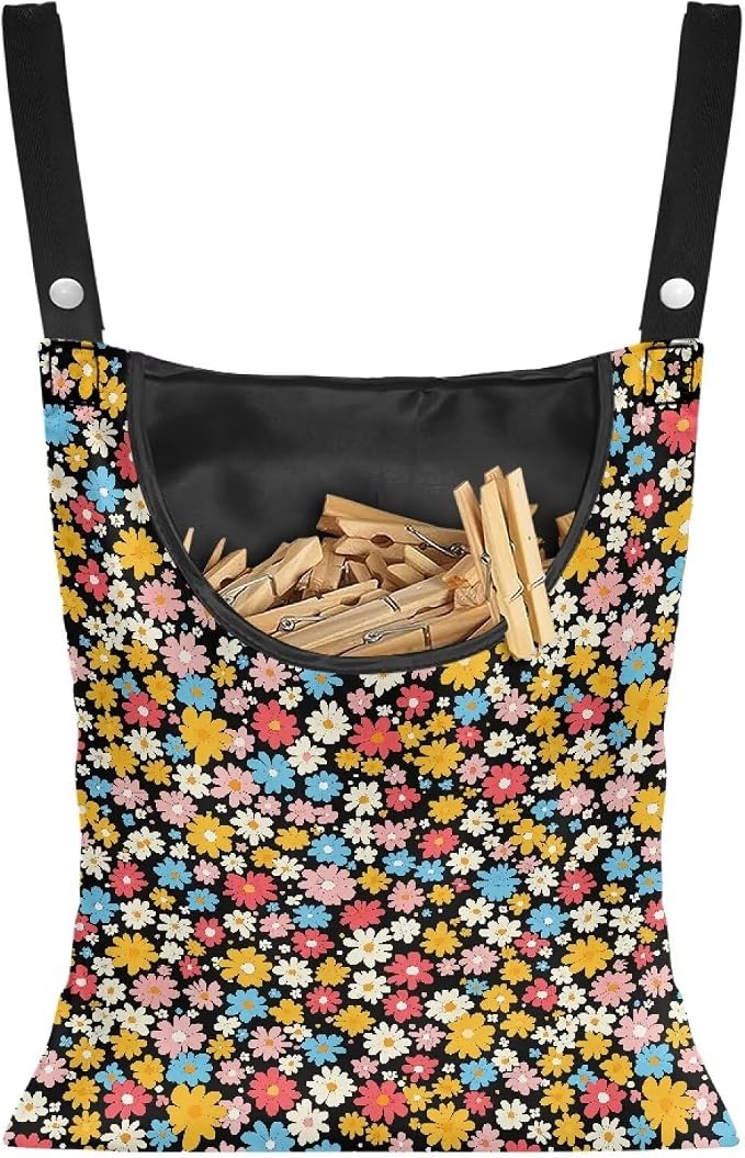 Clothes Pin Hanging Bag, Large Capacity Clothespin Bag by Unknown