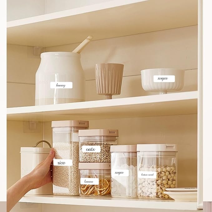 Blank Removable Labels, 1x3 Inch White Freezer Labels - Image 6