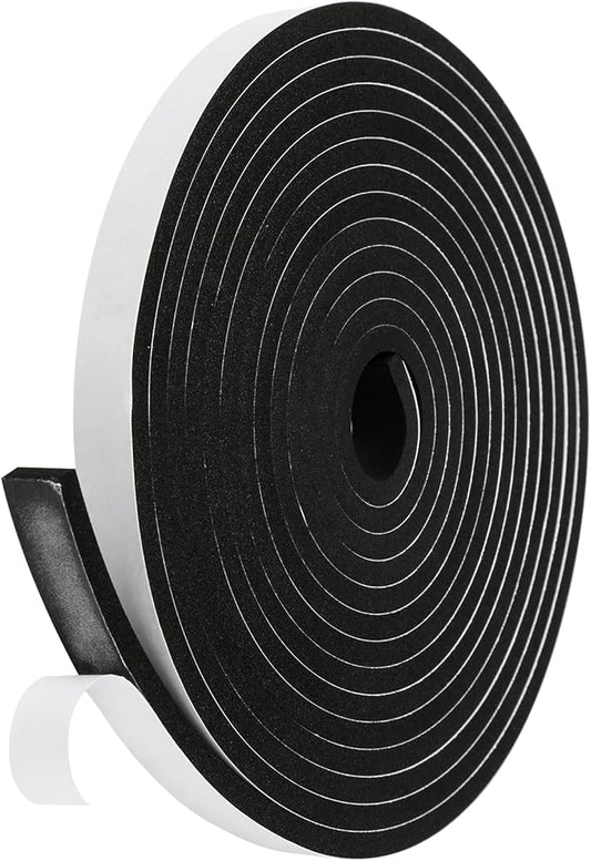 Weather Stripping Door Seal Strip, Strong Adhesive, Lightproof, Soundproof by Amzjjle
