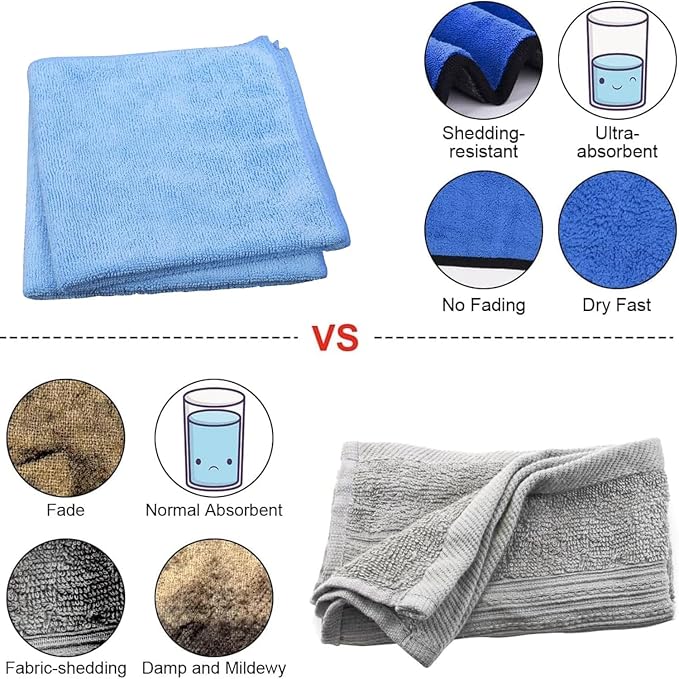 Single Microfiber Cleaning Cloth 40x40 cm - Image 4
