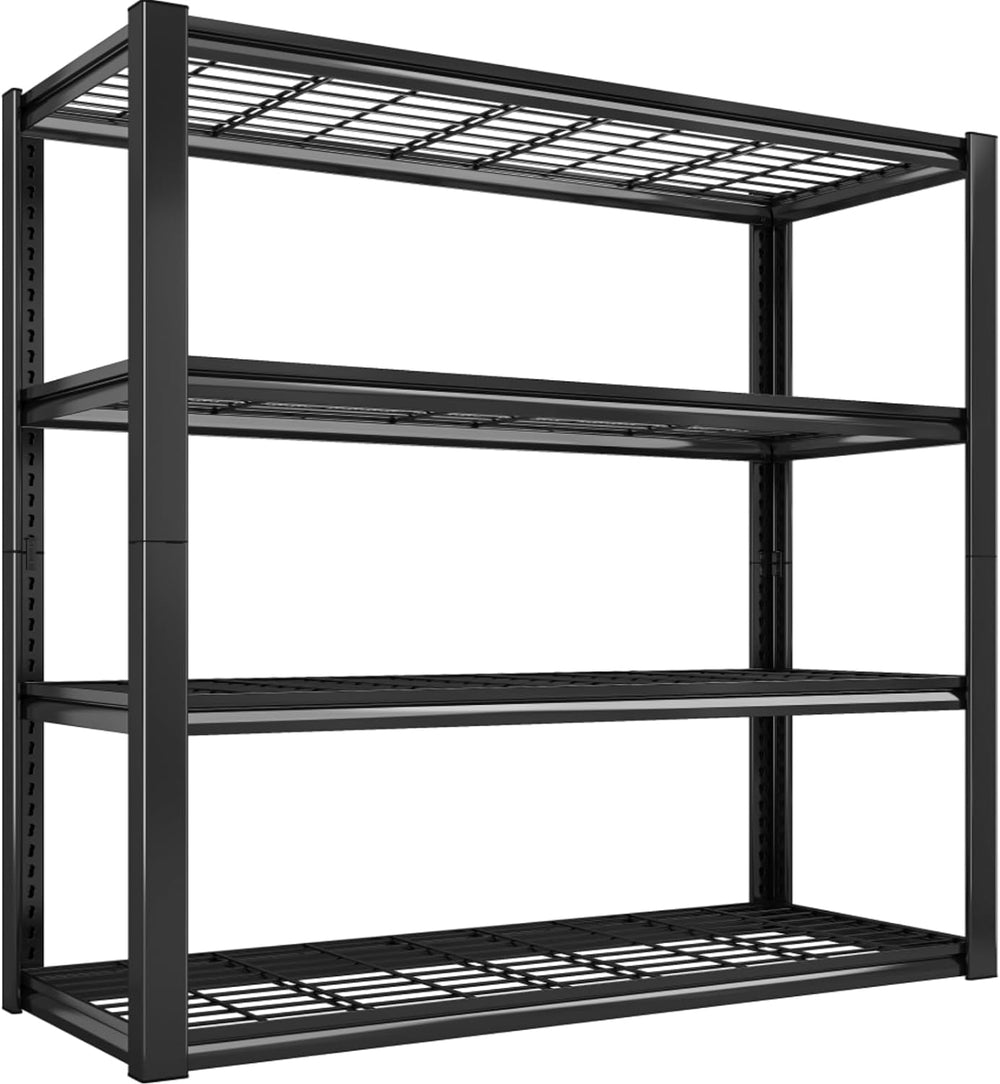 REIBII 40" W Garage Shelving 2240 LBS Storage Shelves Adjustable Metal S...